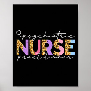 Affiche Infirmière praticienne psychiatrique adorable Pmhn