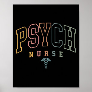Affiche Infirmière psychiatrique Infirmière en santé menta