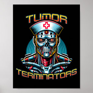 Affiche Infirmière robotique Infirmières futuristes Oncolo