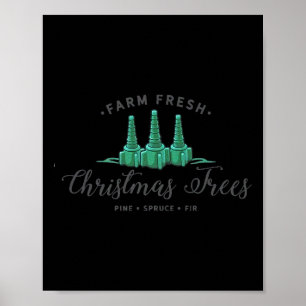 Affiche Infirmière thérapeute respiratoire noël rt xmas ar