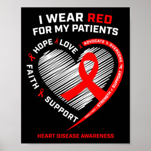 Affiche Infirmières en soins infirmiers cardiologue Je por