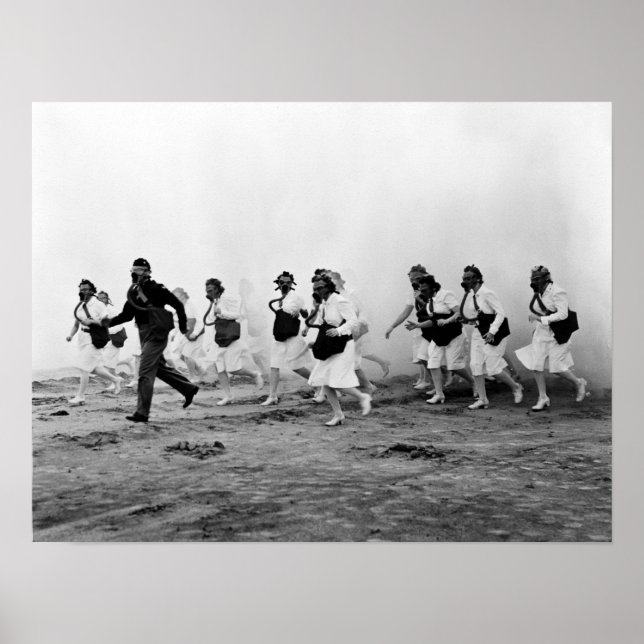 Affiche Infirmières militaires 2ème guerre mondiale ~ Form (Devant)