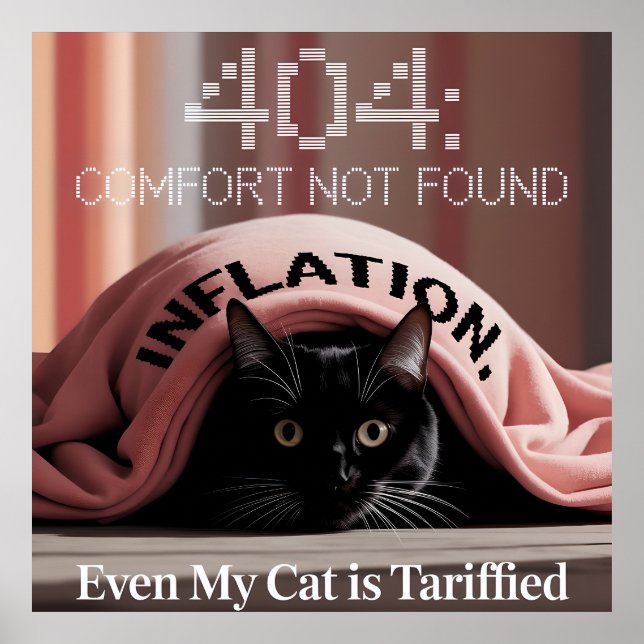 Affiche Inflation Got You Down? This Cat Feels You (Devant)