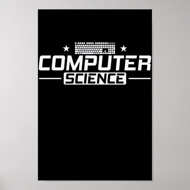 Affiche Informaticien de science informatique (Devant)