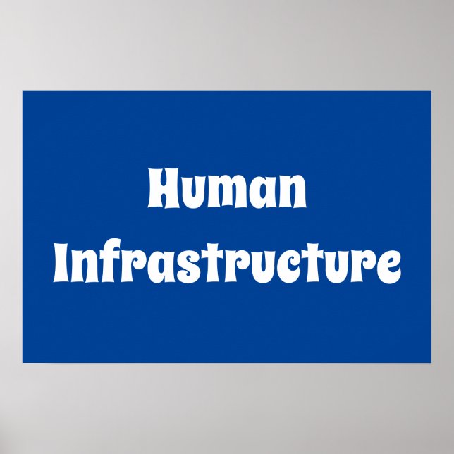 Affiche Infrastructure humaine (Devant)