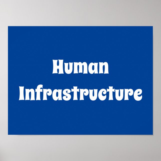 Affiche Infrastructure humaine (Devant)