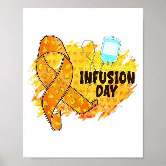 Affiche Infusion Day Multiple Sclerosis Awareness Orange R (Devant)