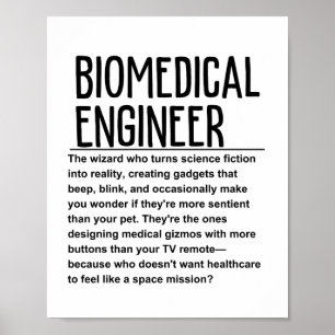 Affiche Ingénieur biomédical