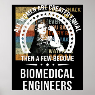 Affiche Ingénieur Biomédical Pour Femmes Ingénieur Biomédi