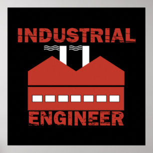 Affiche ingénieur industriel