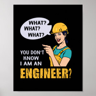 Affiche Ingénieur Je Suis Ingénieur