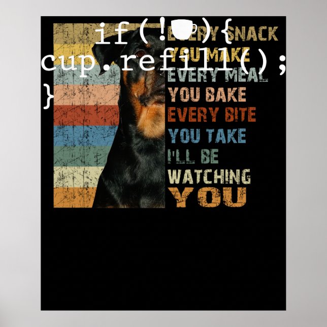 Affiche Ingénieur logiciel de codage intelligent de rempli (Devant)