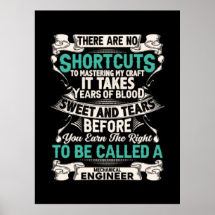 Affiche Ingénieur mécanicien