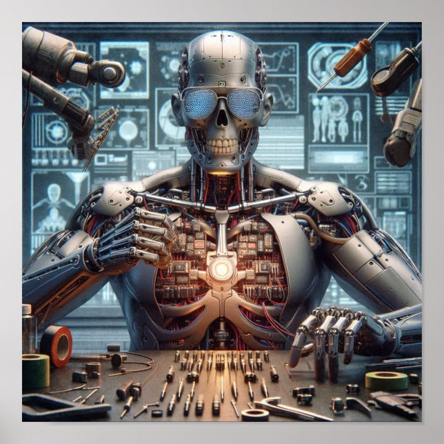 Affiche Ingénieur roboticien (Devant)