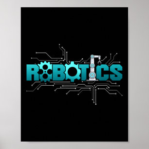 Affiche Ingénieur Robotique Robotique Robotique