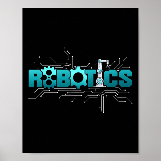 Affiche Ingénieur Robotique Robotique Robotique  (Devant)