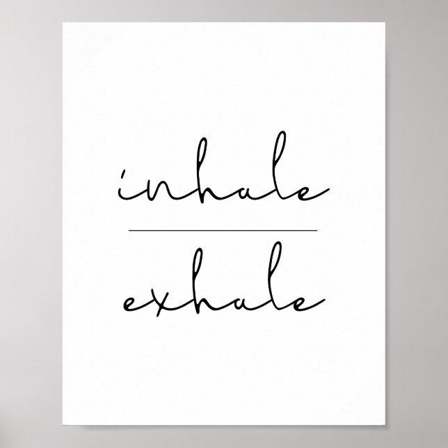 Affiche Inhale exhale (Devant)