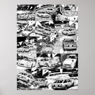 Affiche Initiale D Manga