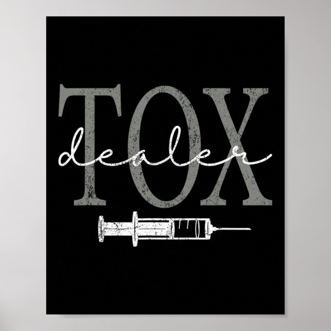 Affiche Injecteur Infirmière Esthétique du Concessionnaire (Devant)