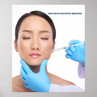 Affiche Injection de botox et de remplissage par un médeci