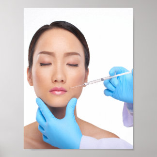 Affiche Injection de botox et de remplissage par un médeci