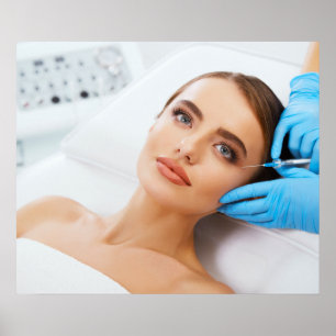 Affiche Injection de botox et de remplissage par un médeci