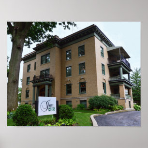 Affiche Inn at 835, Springfield, Illinois, Side, 14x11