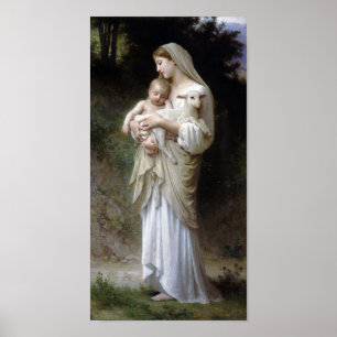 Affiche Innocence (Madonna et Enfant), Bouguereau