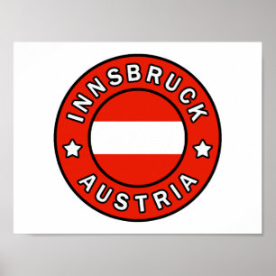 Affiche Innsbruck Autriche
