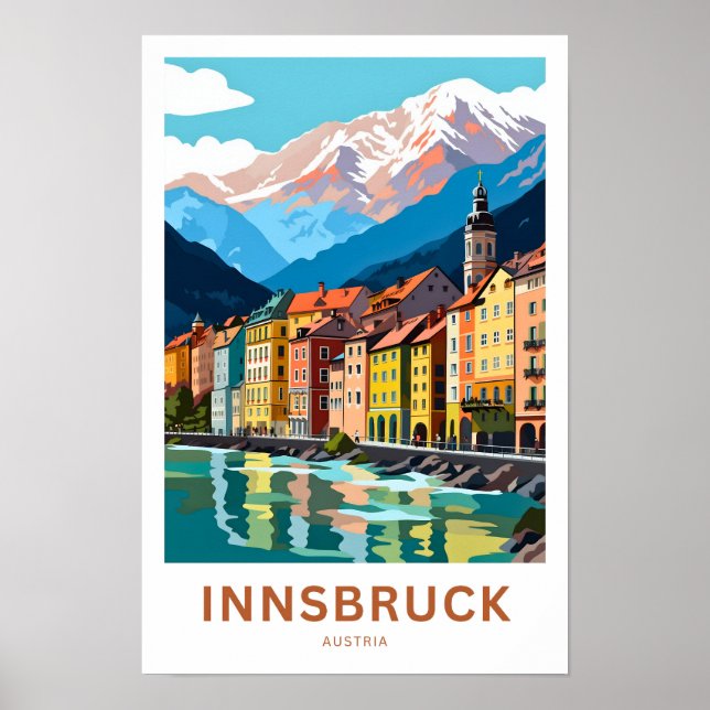 Affiche Innsbruck Autriche Imprimer (Devant)