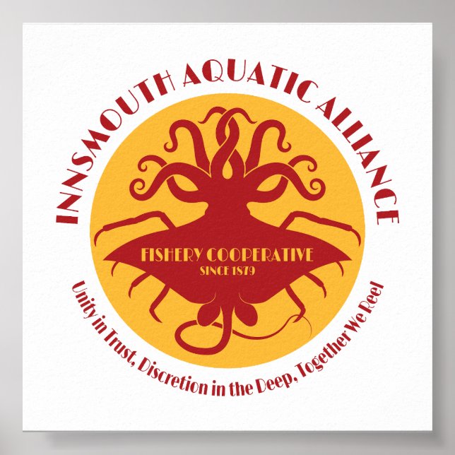 Affiche Innsmouth Aquatic Alliance Fisherman Union (Devant)