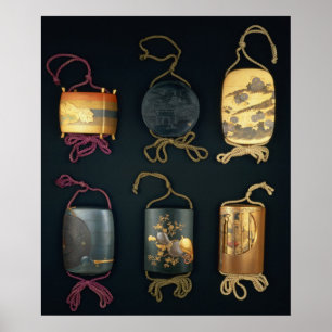 Affiche Inro Coque, 19ème siècle