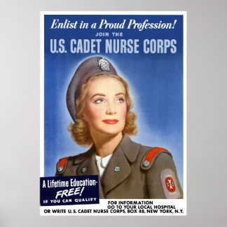 Affiche Inscrivez-Vous À Une Profession Fière !