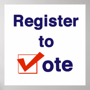 Affiche Inscrivez-Vous Au Vote 2024