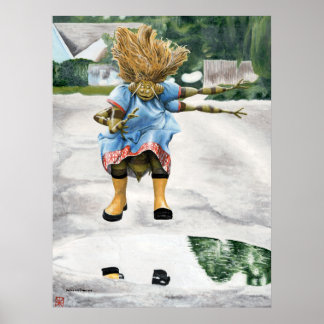 Affiche Insecter le saut d'enfant Jouer l'image d'art Imag