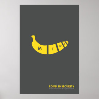 Affiche Insécurité alimentaire