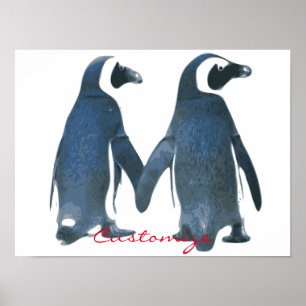 Affiche Inséparables Penguin Couple Thunder_Cove