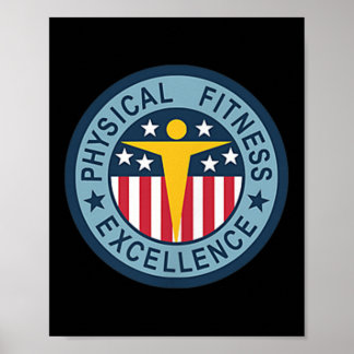 Affiche Insigne d'aptitude physique - Armée américaine