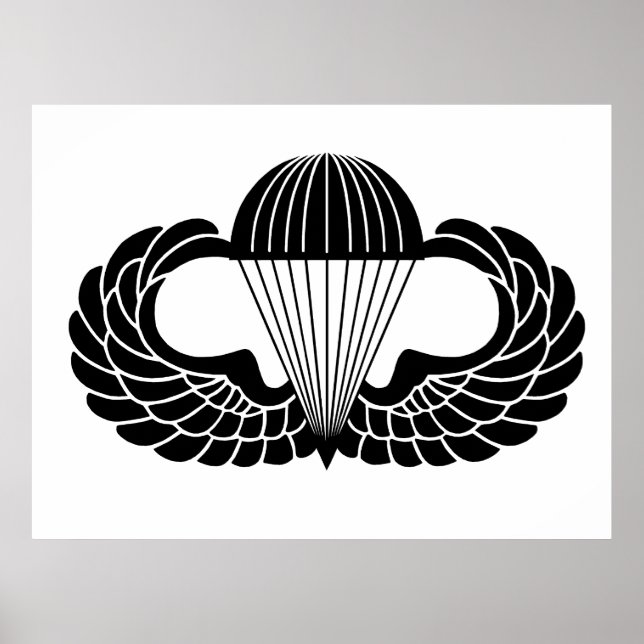 Affiche Insigne de parachutiste (Devant)