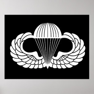 Affiche Insigne de parachutiste