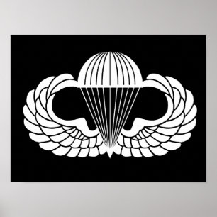 Affiche Insigne de parachutiste