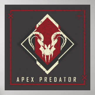 Affiche Insigne de réussite Apex Predator