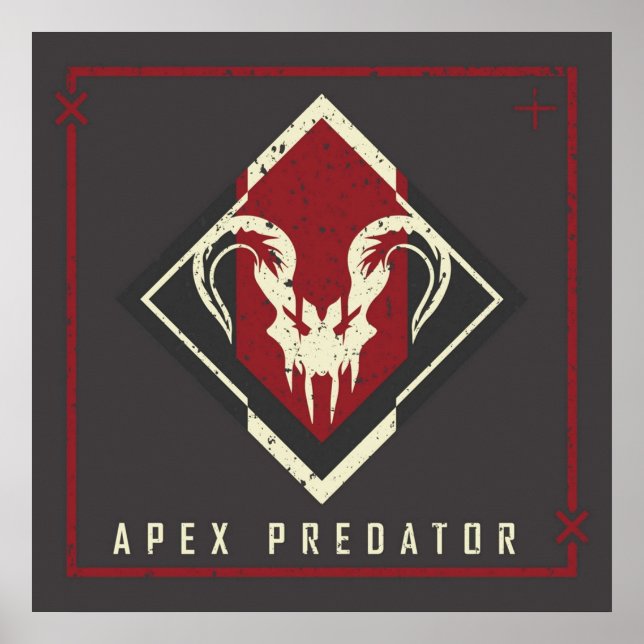 Affiche Insigne de réussite Apex Predator (Devant)