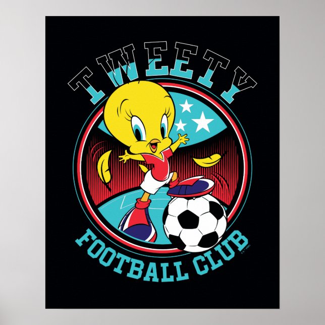 Affiche Insigne du club de football TWEETY™ (Devant)