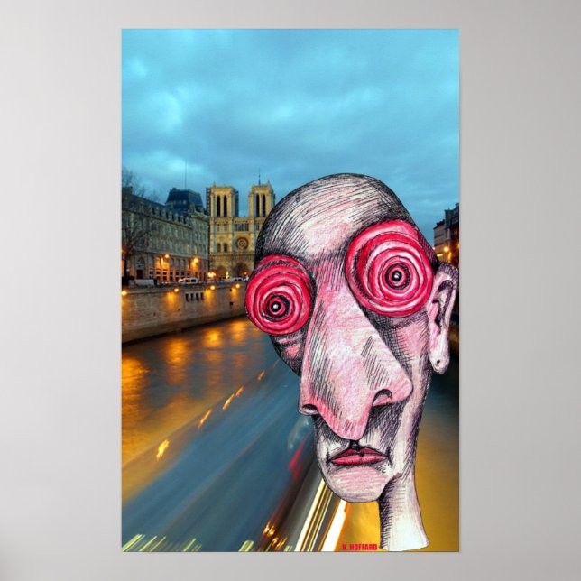 Affiche Insomniaque En Tête Pour Notre Dame (Devant)