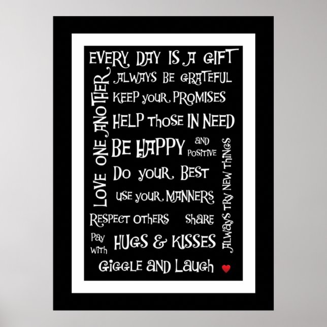 Affiche inspirante (Devant)