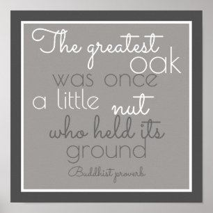 affiche inspirante citation proverbe bouddhiste