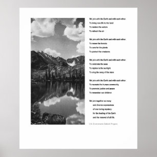 Affiche inspirante du Jour de l'terre De l'environ