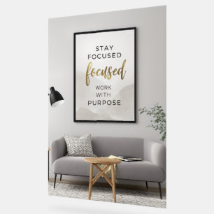 Affiche Inspirante Minimaliste   Neutre Moderne O