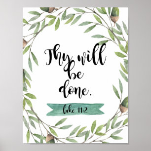 Affiche inspirante "Things will be done"